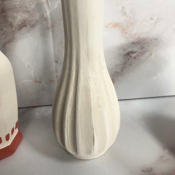 Hand painted vases set of 2 - Picture 6 of 8